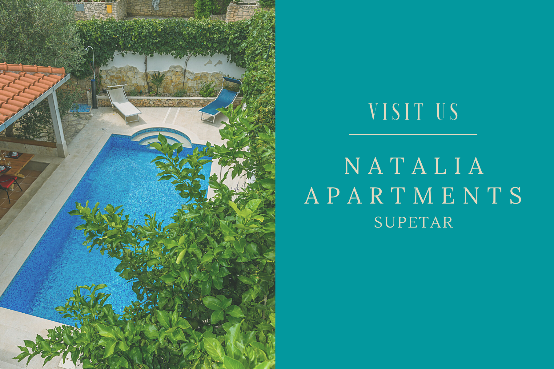 Natalia apartments in Supetar Island Brač